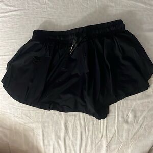 Liberty Black Athletic Skirt with Elastic Waistband